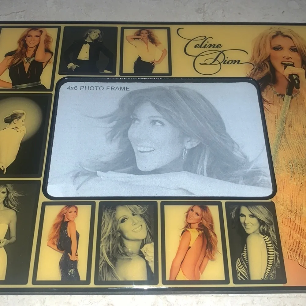 Celine Dion RARE Picture Frame From Caesars Casino Concert Gift Shop Las Vegas